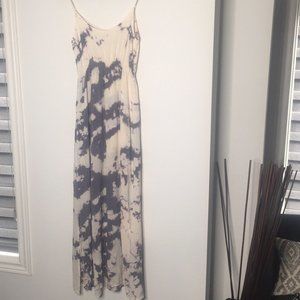 Tina +Jo Tie Dye maxi Dress with Slits Size MED